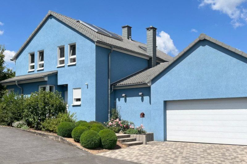 Einfamilienhaus in Bettingen nach der Fassadenreinigung