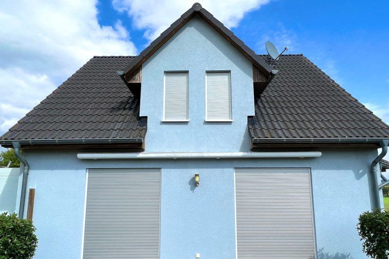 Einfamilienhaus in Bettingen nach der Fassadenreinigung